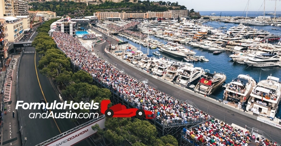 Monte Carlo harbor and Circuit de Monaco — hotels & packages for the Monaco Grand Prix